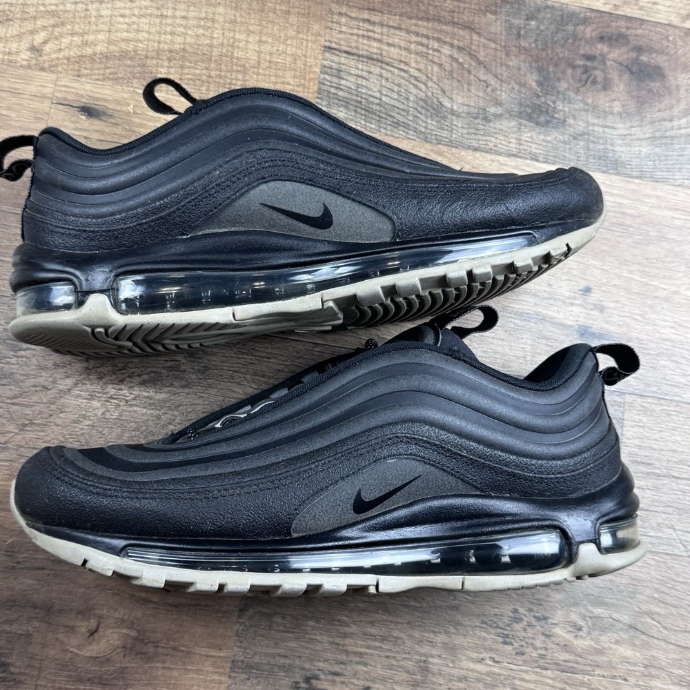 Nike Air Max 97 Utility Black/Cool Grey Size 8 Pre- Owned Excellent Condition - Picture 6 of 9